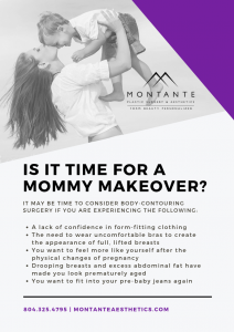 instagram post about mommy makeover